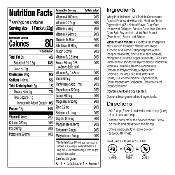 Keto Meal Shake (7ct) image number null