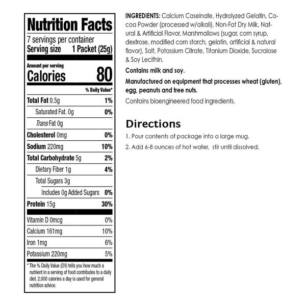 Protein Hot Chocolate (7ct) image number null