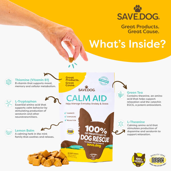 Calm Aid for Dogs (60ct) image number null