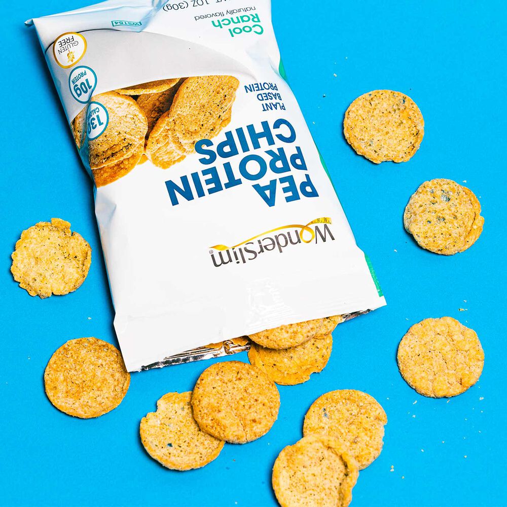 Pea Protein Chips Cool Ranch (7ct), WonderSlim DietDirect 16.99 USD