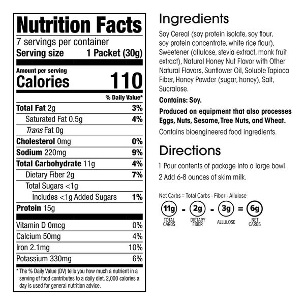 Low Carb Protein Cereal (7ct) image number null