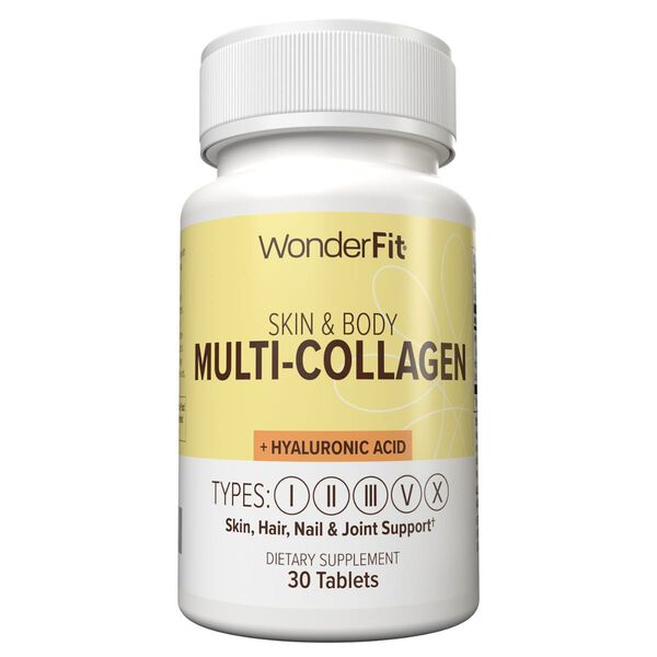 Multi-Collagen and Hyaluronic Acid Tablet image number null