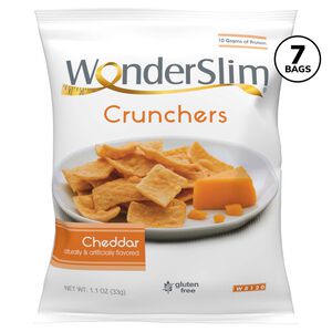 Protein Cracker Snack Chips, Cheddar (7ct)