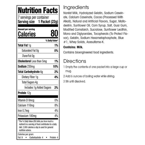 Protein Cappuccino & Hot Chocolate (7ct) image number null