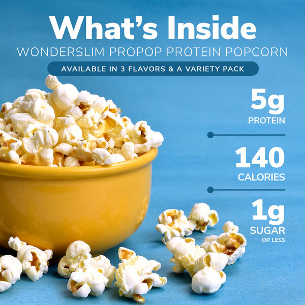 ProPop Protein Popcorn Snack, Cheddar Jalapeño (7ct) image number null