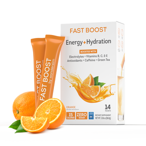 Energy and Hydration Drink Mix Packets, Orange (14ct)