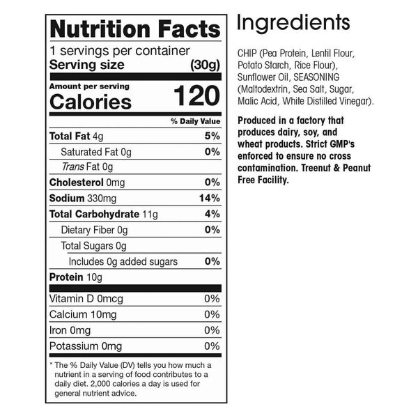 Pea Protein Snack Chips (7ct) image number null