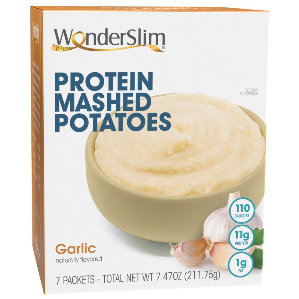 Buy Protein Mashed Potatoes Garlic (7ct), WonderSlim DietDirect for