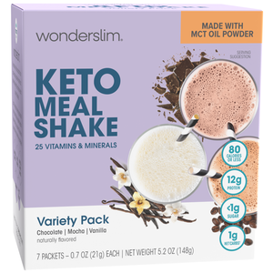 Keto-Friendly Meal Replacement Shakes, Variety Pack (7ct)