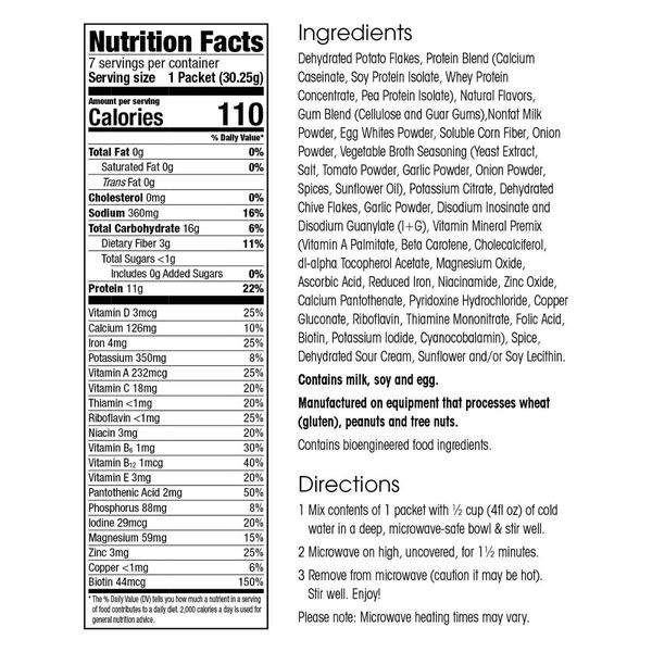 Instant High Protein Mashed Potatoes (7ct) image number null