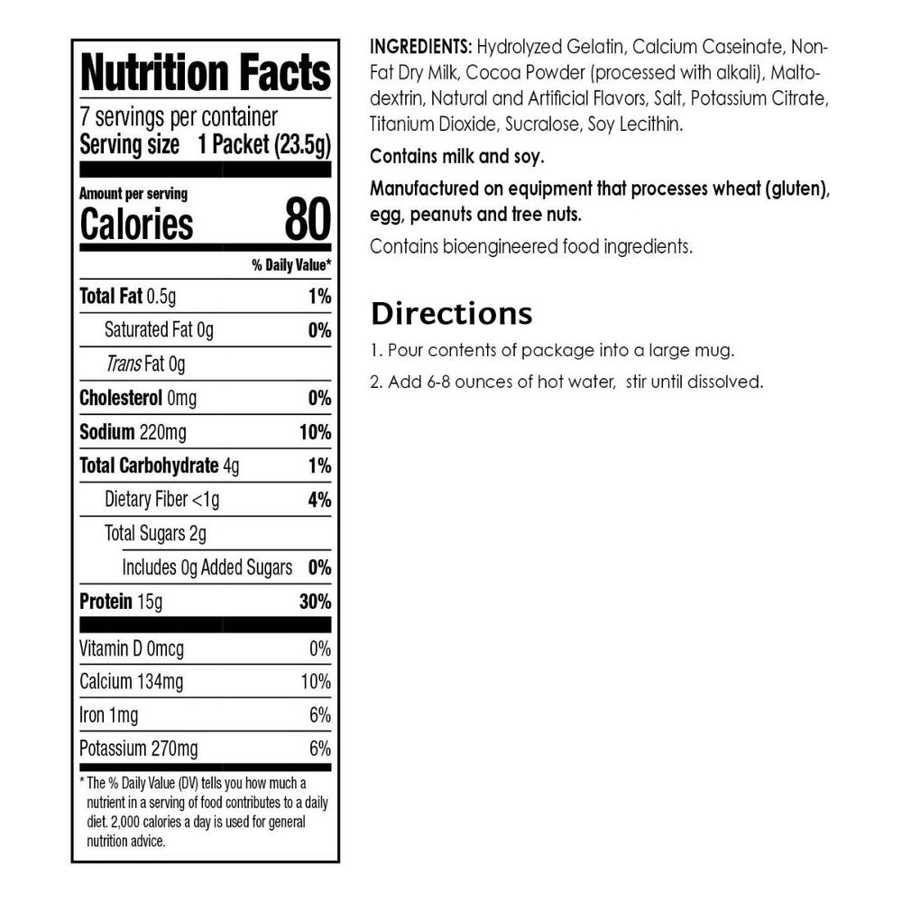 Protein Hot Chocolate Mint (7ct), BariWise DietDirect