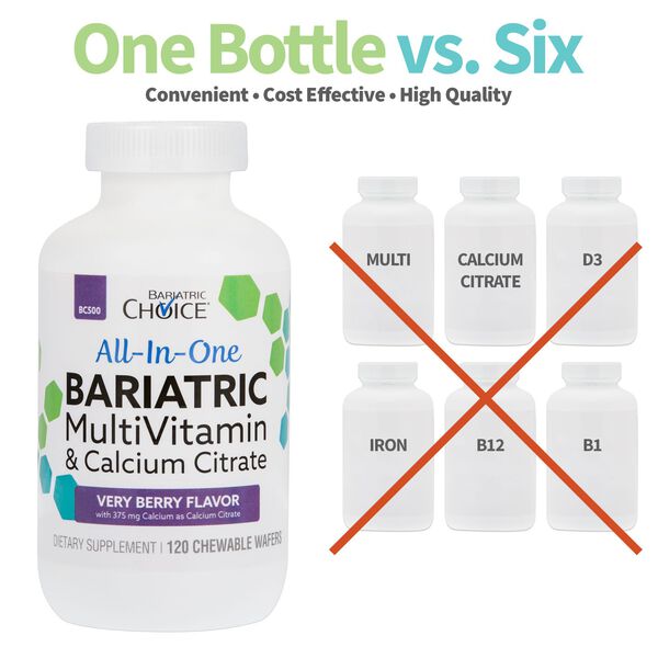 All-In-One Chewable MultiVitamin and Calcium Citrate (120ct) image number null