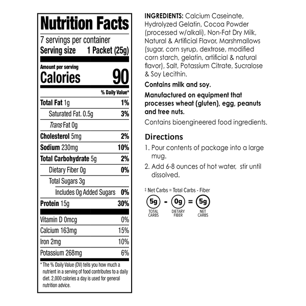 Protein Hot Chocolate (7ct) image number null
