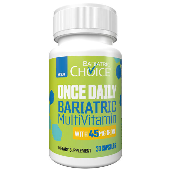 Once Daily Bariatric MultiVitamin Capsule with 45mg Iron image number null