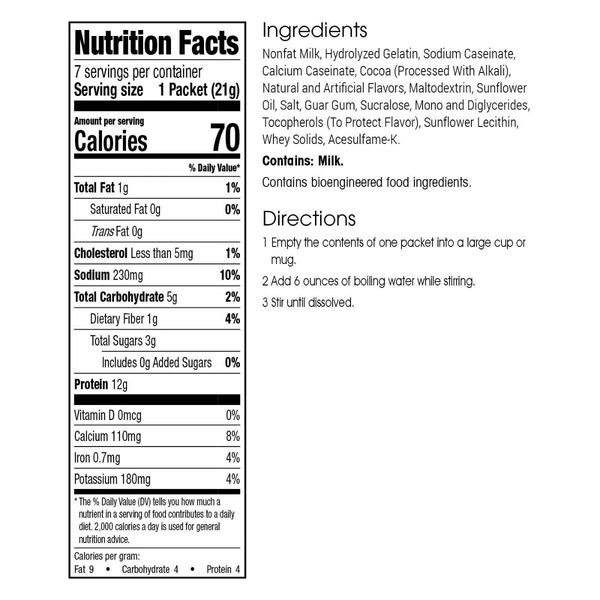Protein Cappuccino & Hot Chocolate (7ct) image number null