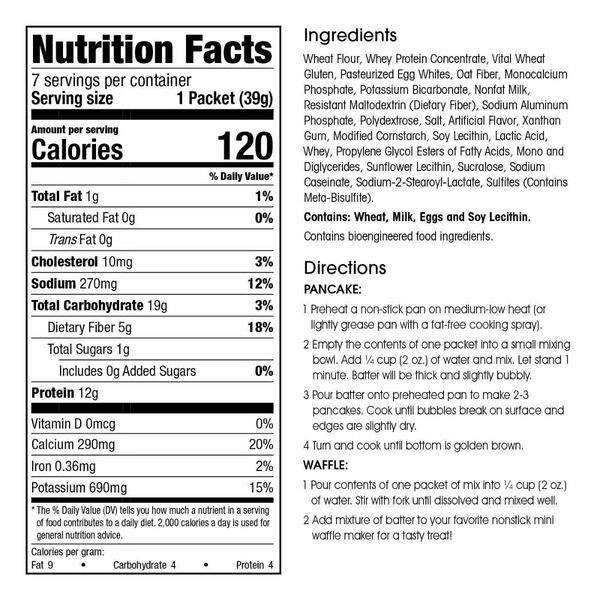 Protein Pancake & Waffle Mix (7ct) image number null
