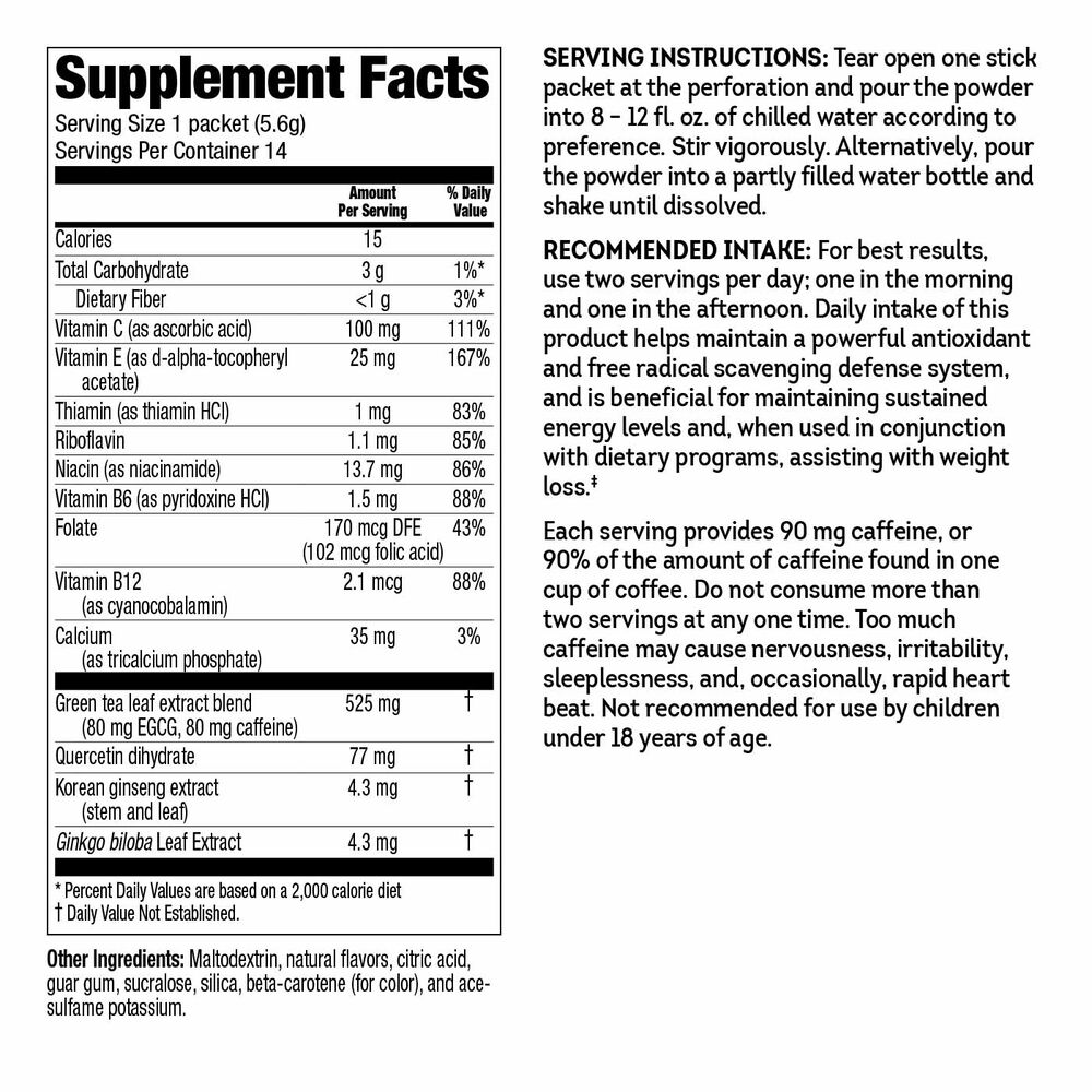 FASTBOOST Energy Drink Mix Natural Orange (14ct), WonderSlim DietDirect