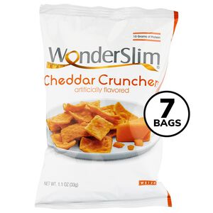 Protein Cracker Snack Chips, Cheddar (7ct)