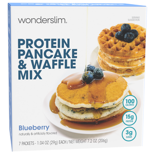 High Protein Breakfast Pancake and Waffle Mix, Blueberry (7ct)