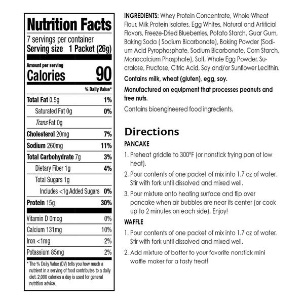 Protein Pancake & Waffle Mix (7ct) image number null