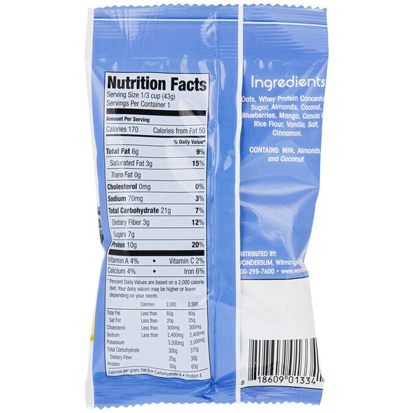 Protein Granola Trail Mix, Blueberry Mango (1 Bag) image number null