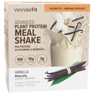 Advanced Plant Based Pea Protein Meal Replacement Shake, Vanilla (5ct)