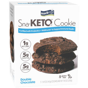 Sna-KETO Cookie, Double Chocolate (5ct)