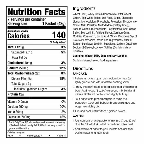 Protein Pancake & Waffle Mix (7ct) image number null