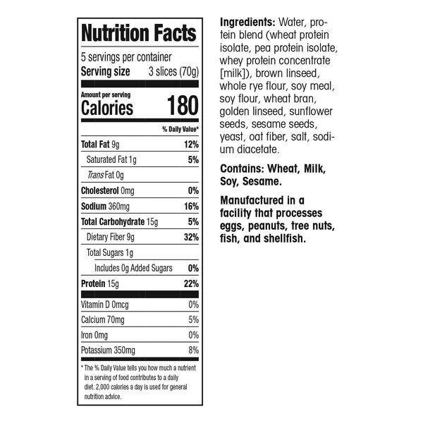 Protein Grain & Seed Brown Bread (5ct) image number null