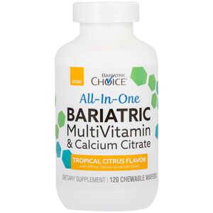 All-In-One Chewable MultiVitamin & Calcium Citrate, Tropical Citrus (120ct)