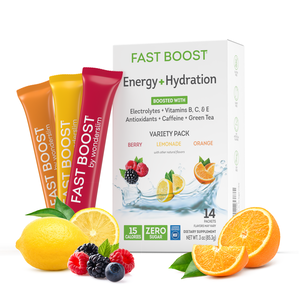 Energy and Hydration Drink Mix Packets, Variety Pack (14ct)