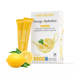Energy and Hydration Drink Mix Packets, Lemonade (14ct)
