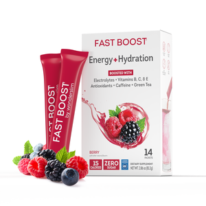 Energy and Hydration Drink Mix Packets, Berry (14ct)