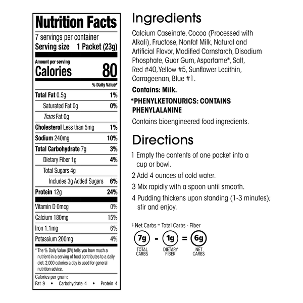 High-Protein Pudding Mix (7ct) image number null