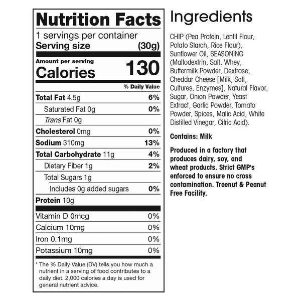 Pea Protein Snack Chips (7ct) image number null