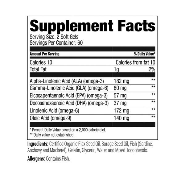 WonderVites Essential Fatty Acids (120ct) image number null