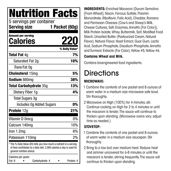 Creamy Protein Pasta (5ct) image number null