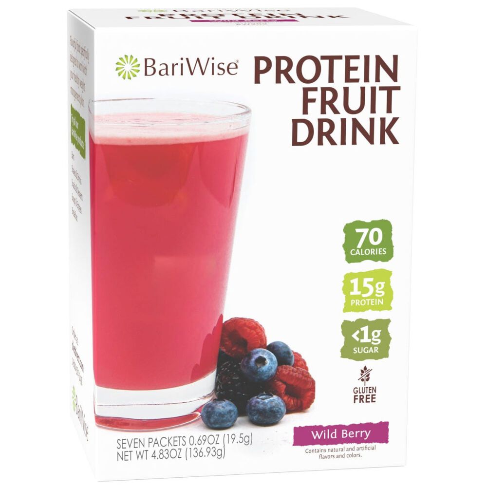 Protein Fruit Drink Wildberry (7ct), BariWise DietDirect 16.99 USD