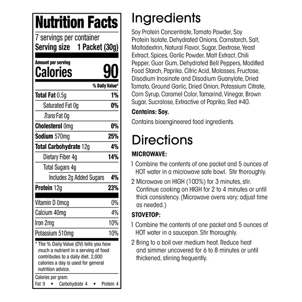 High-Protein Vegetarian Meal (7ct) image number null