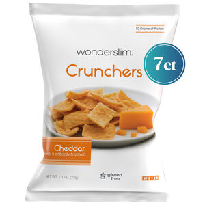 Protein Crackers Snack Chips, Cheddar (7ct)