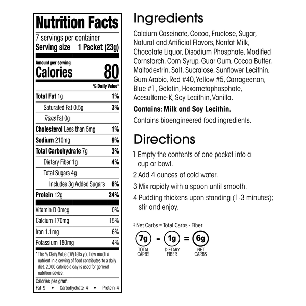 High-Protein Pudding Mix (7ct) image number null