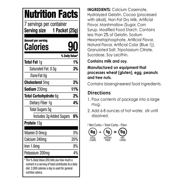 Protein Hot Chocolate (7ct) image number null