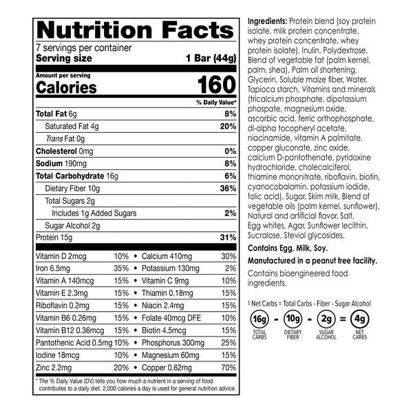 Meal Replacement Bar (7ct) image number null