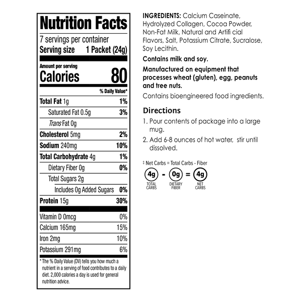 Protein Hot Chocolate (7ct) image number null