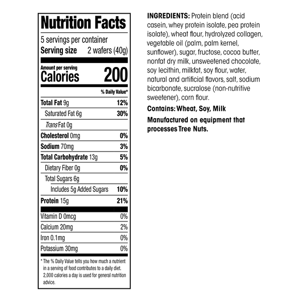 Protein Wafer Snack Bar (5ct) image number null