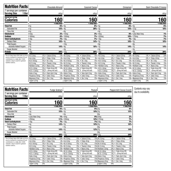 Protein Meal Replacement Bars (7ct) image number null