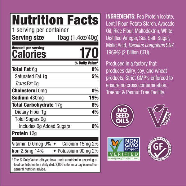 Pea Protein Chips (12ct) image number null