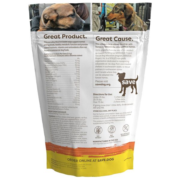 Daily Multivitamin for Dogs (60ct) image number null