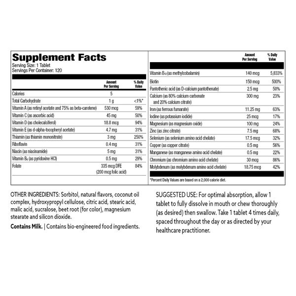 My Bariatric Vitamins Chewable Multivitamin (120ct) image number null